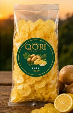 Chips de papa, sabor Ácido (limón)