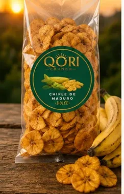 Funda de Chips de plátano maduro